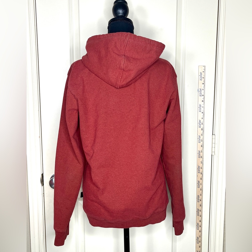 Patagonia Brick Red Hoodie with Logo - Picture 4 of 9